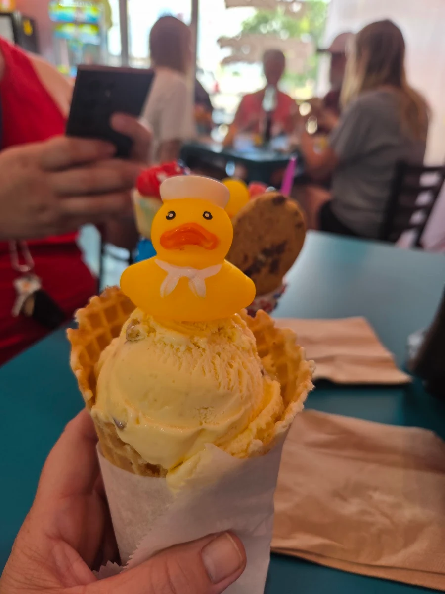 Ice Cream in Waffle Cone