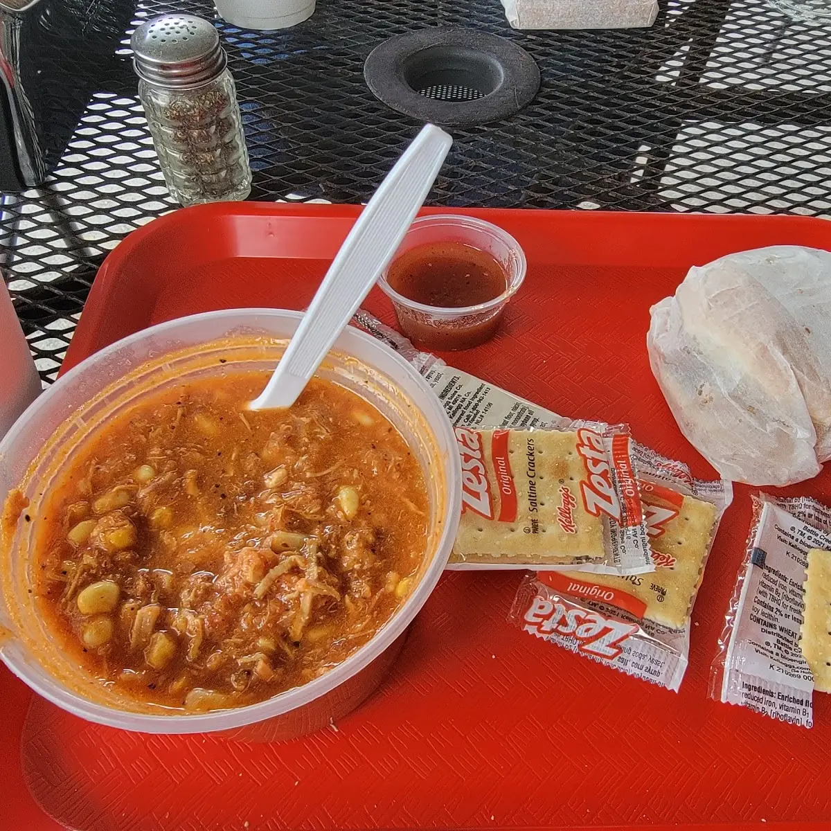 Brunswick Stew & Pulled Pork Sandwich