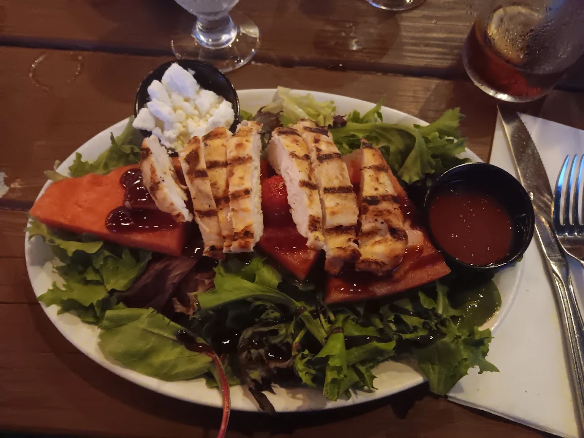 Watermelon Salad with Chicken