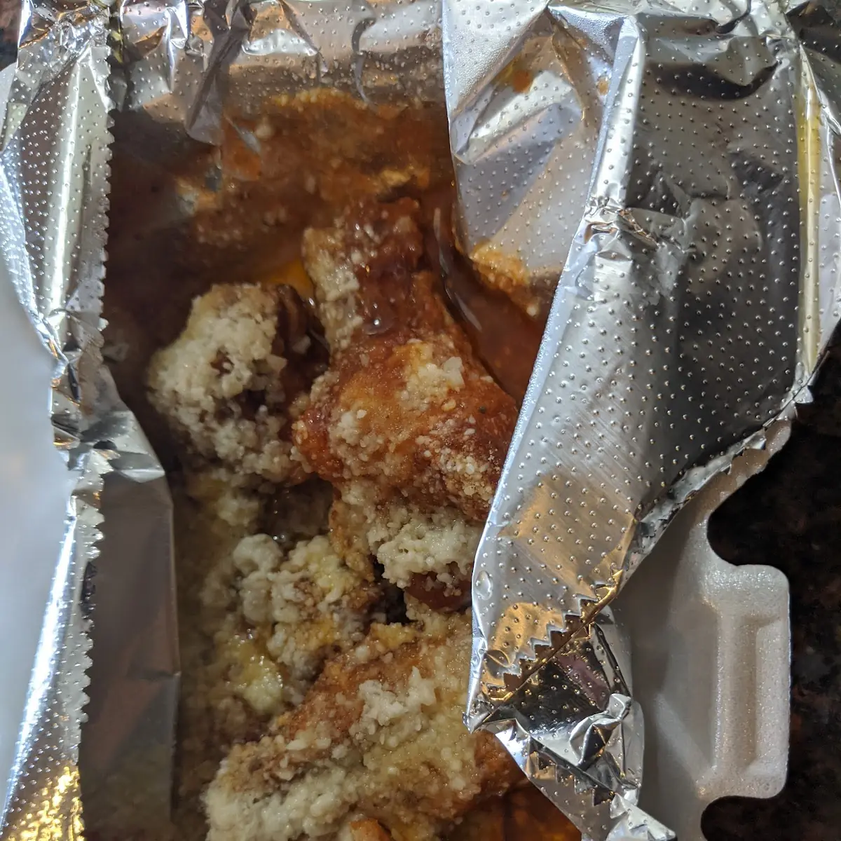 Hot Garlic Parmesan Wings
