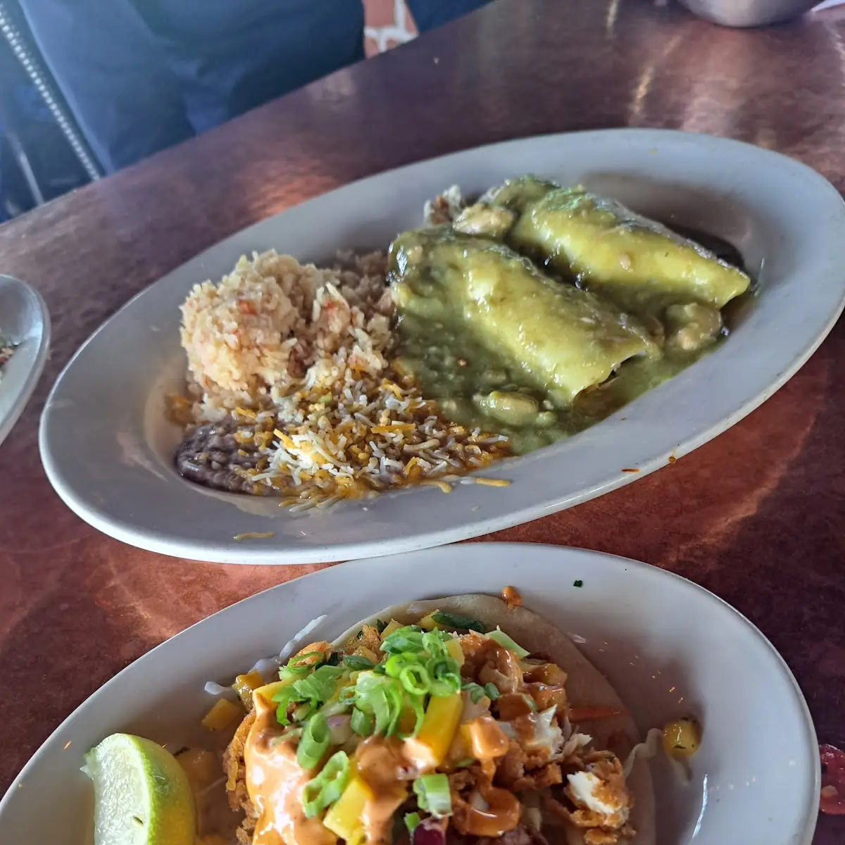 Grandma's Green Chile Plate