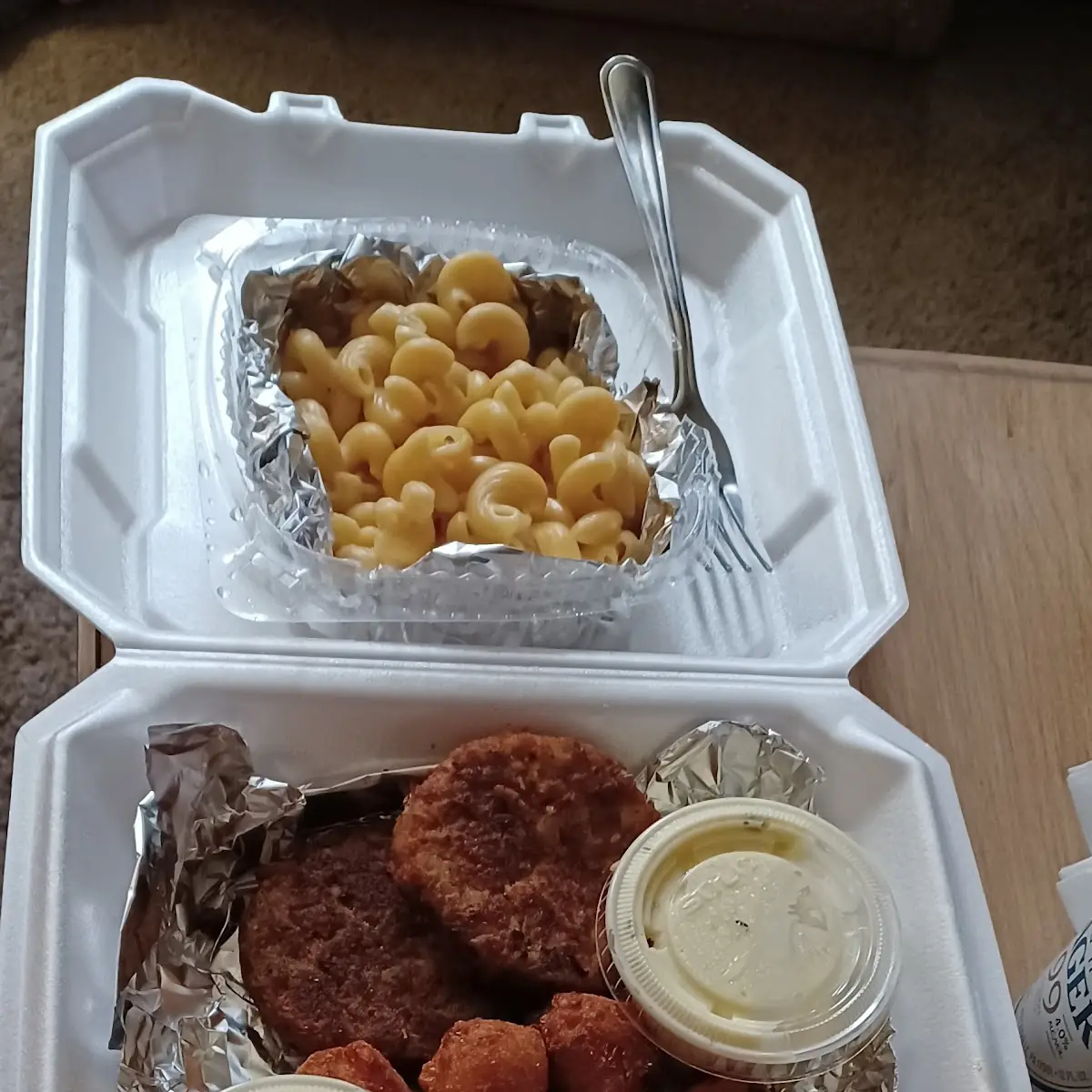 Crab Cakes & Hush Puppies