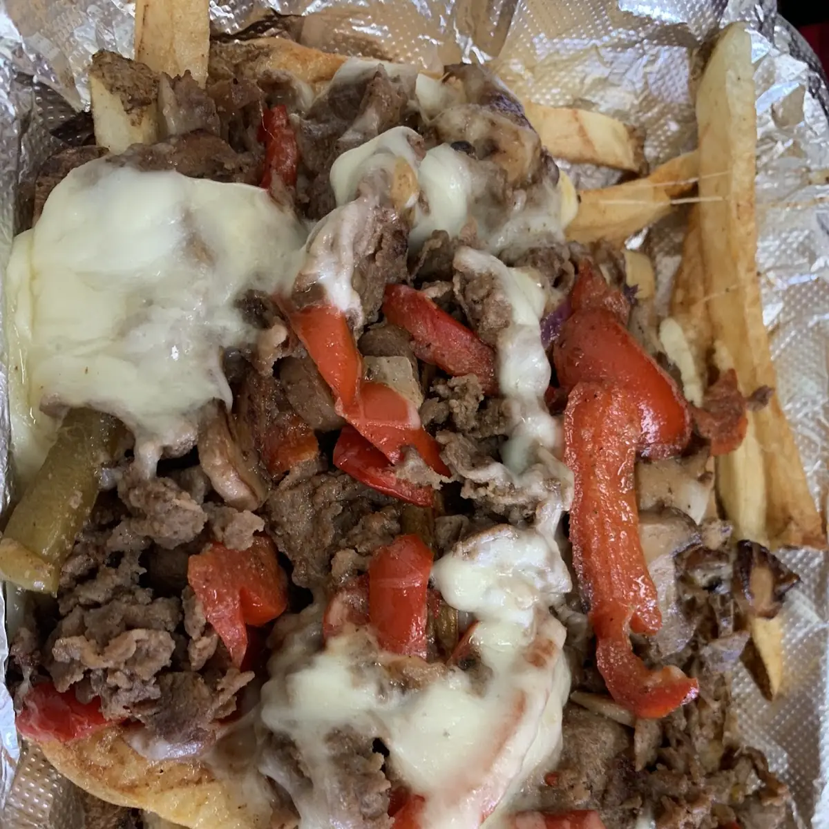 Philly Cheesesteak Loaded Fries
