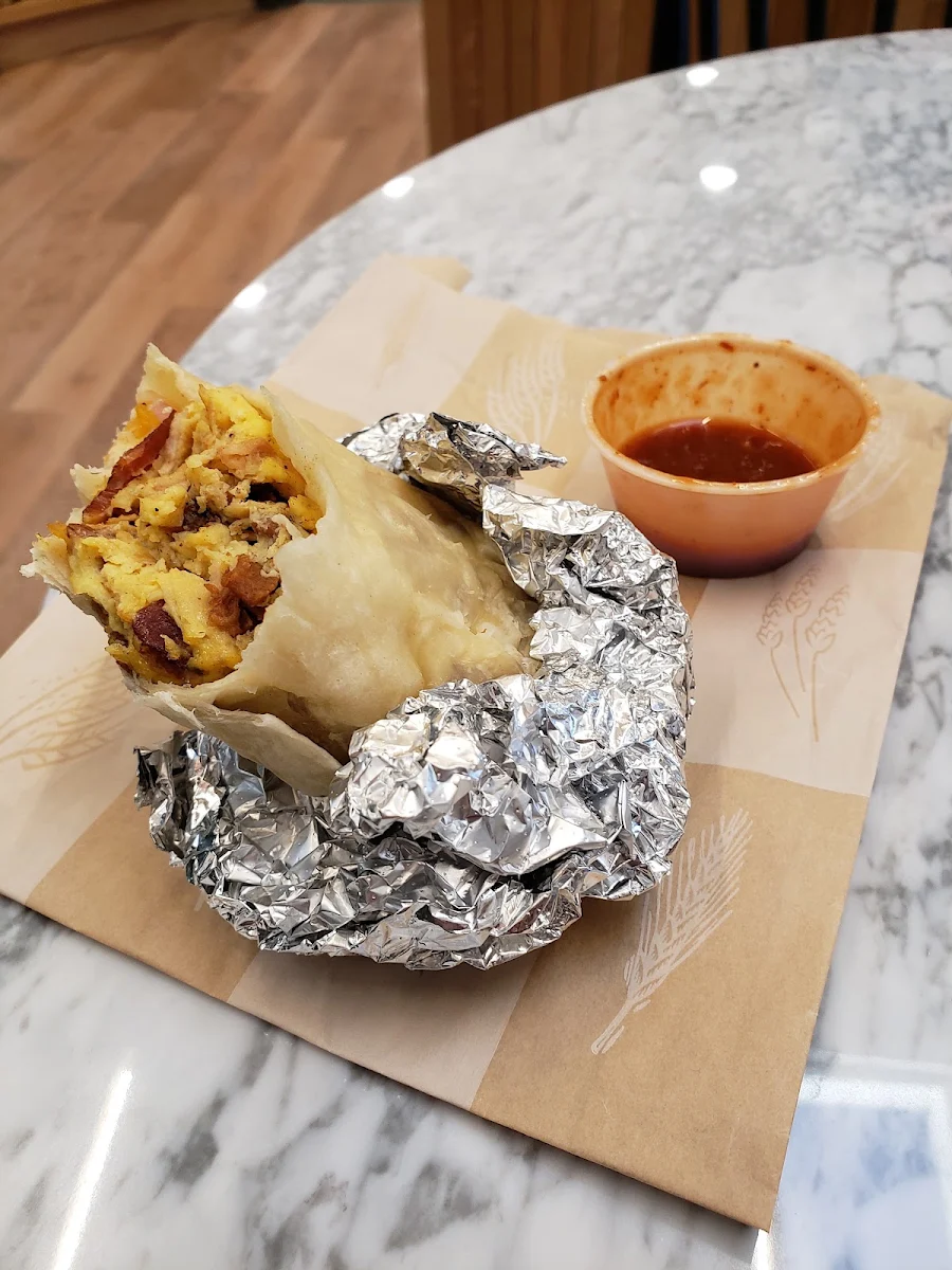 Bacon Egg and Cheese Burrito