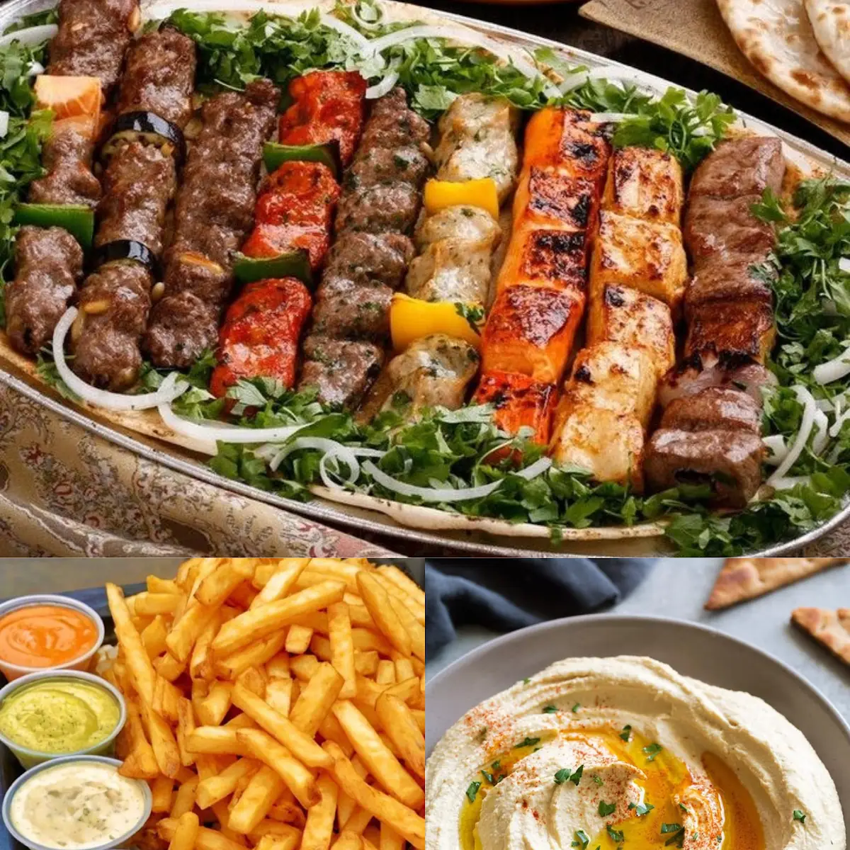 Mixed Grill Meal 3 Skewers