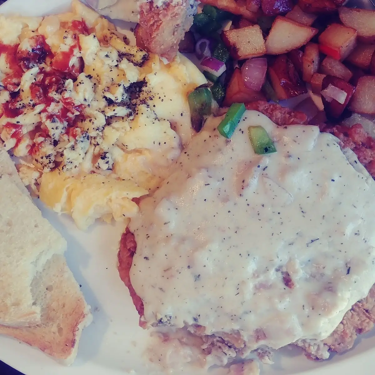 Chicken Fried Steak & Eggs
