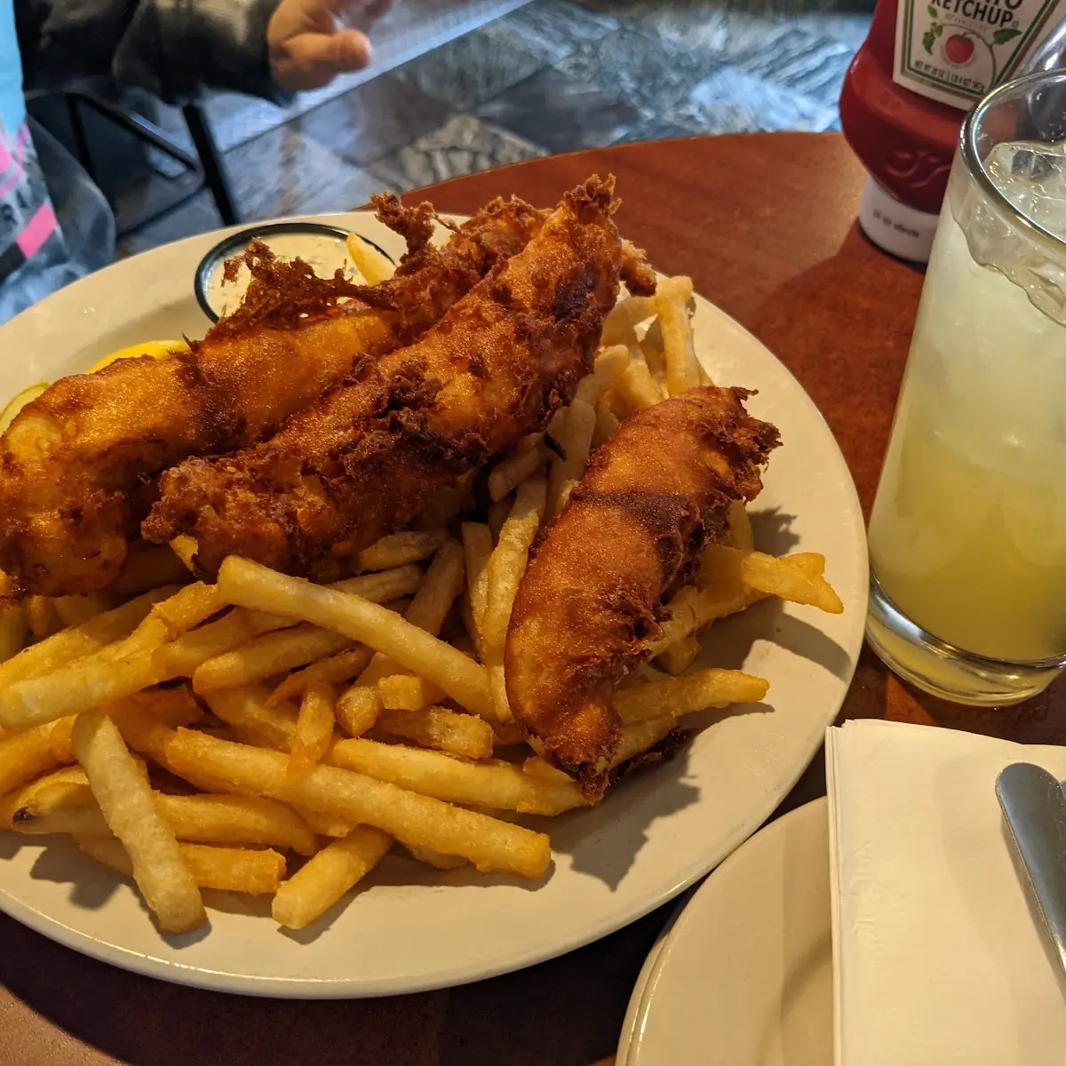 Draft Battered Fish N Chips