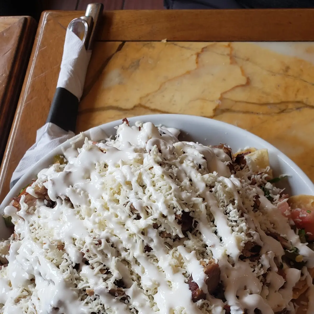 Carnitas Nachos Supreme