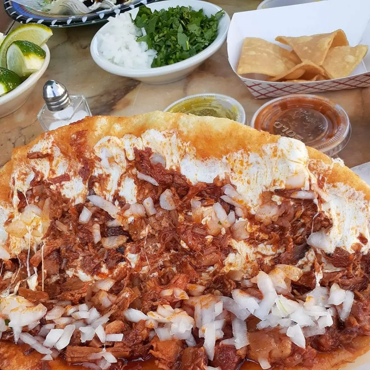 Quesadilla de Chicharron Prensado
