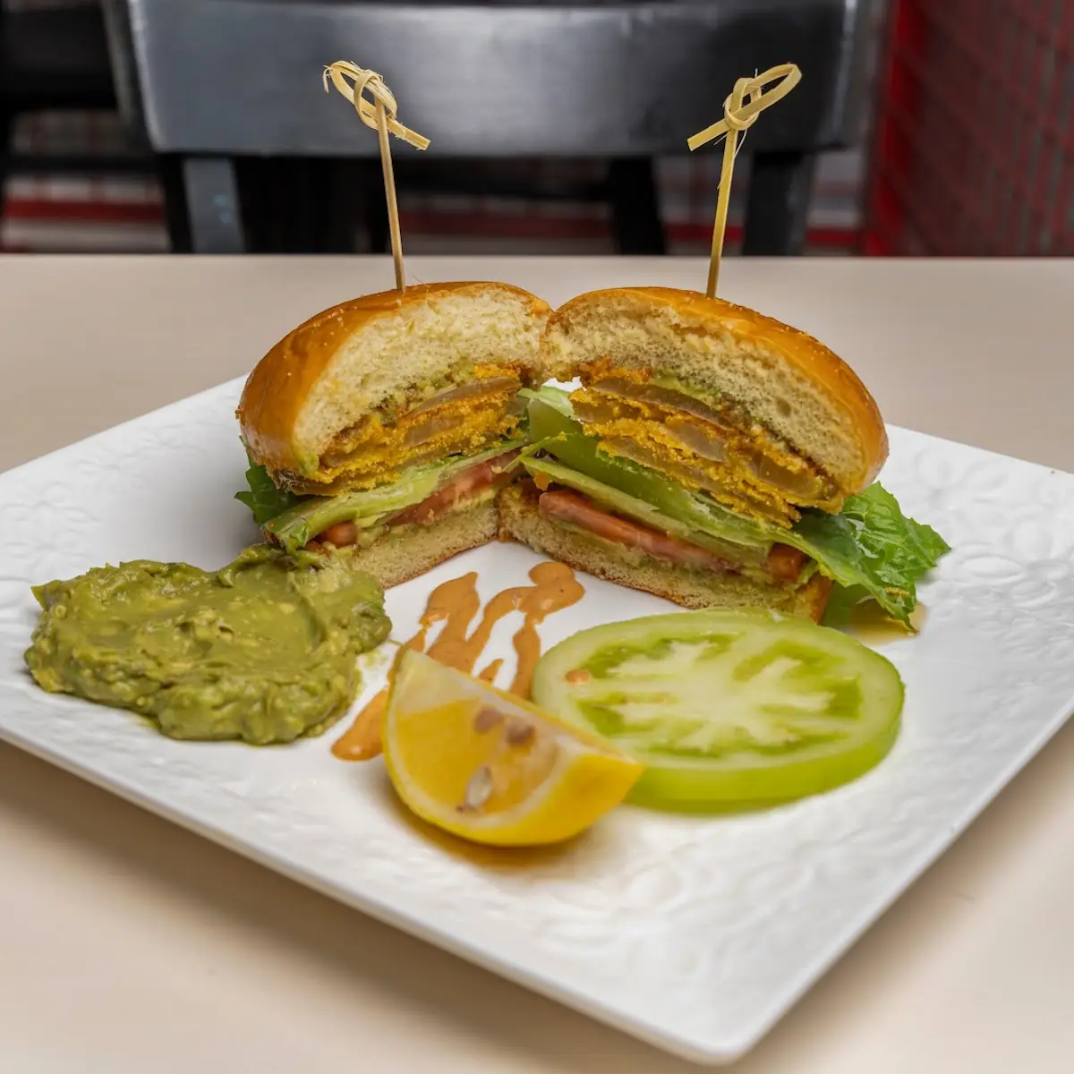 Crispy Green Tomato Chicken Sandwich
