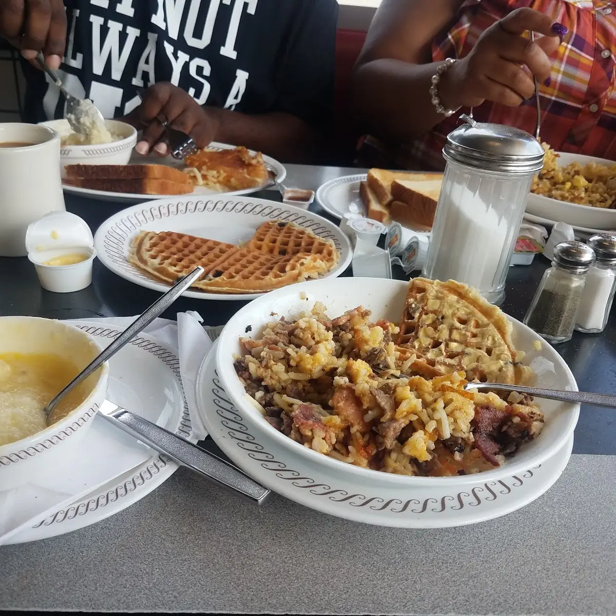 Steak N Cheese Hash Brown Bowl with Bacon