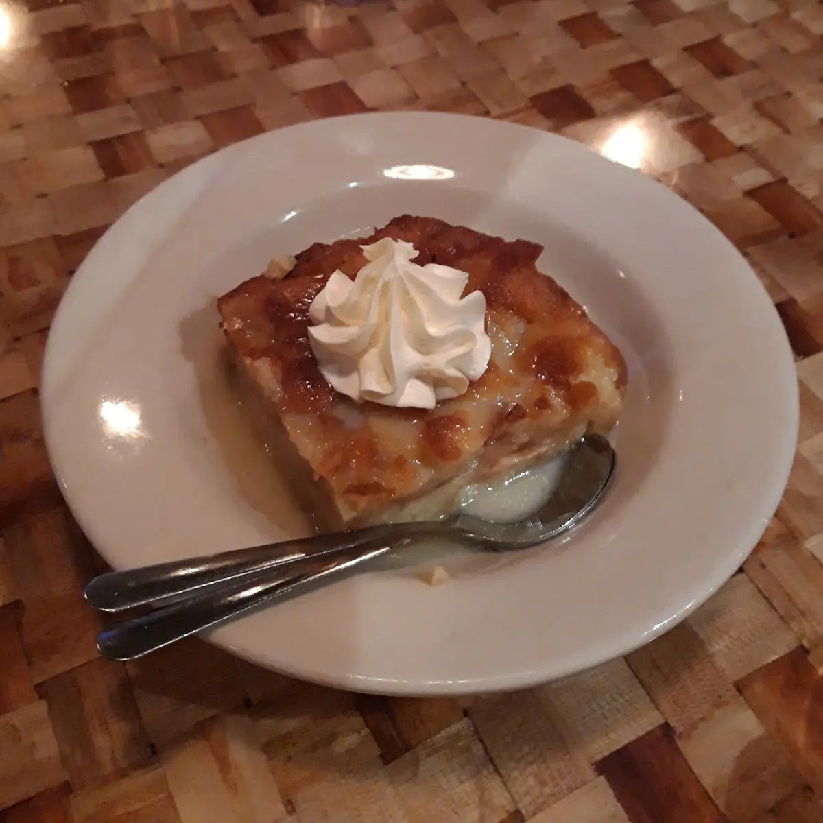 White Chocolate Bread Pudding
