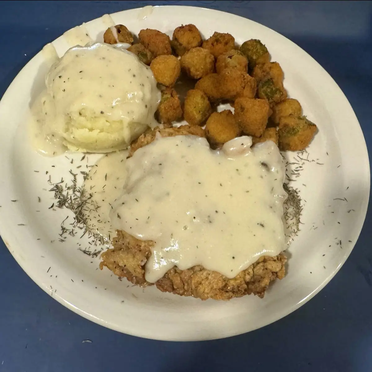 Chicken Fried Steak and Mashed Potatoes