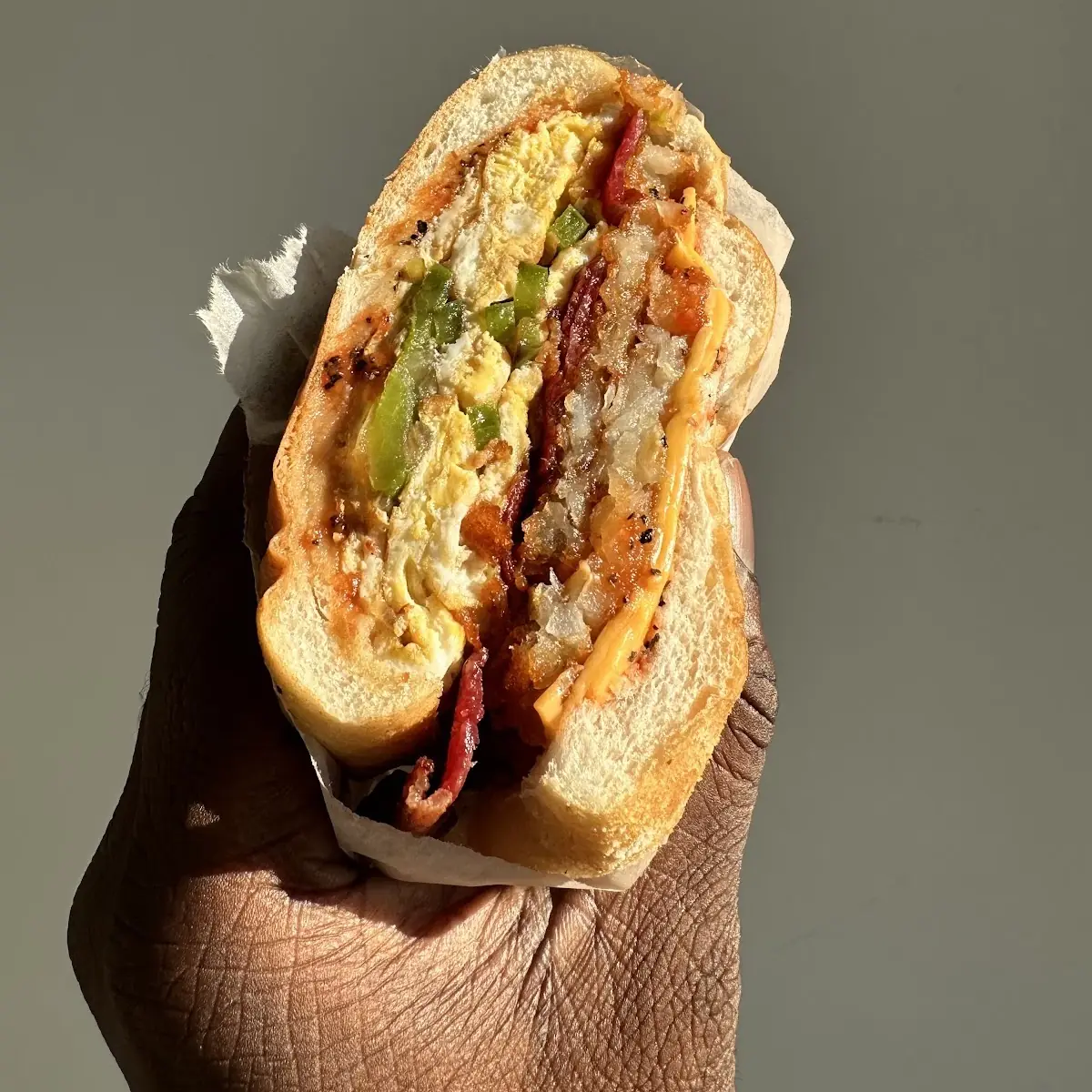 Beef Bacon Egg and Cheese