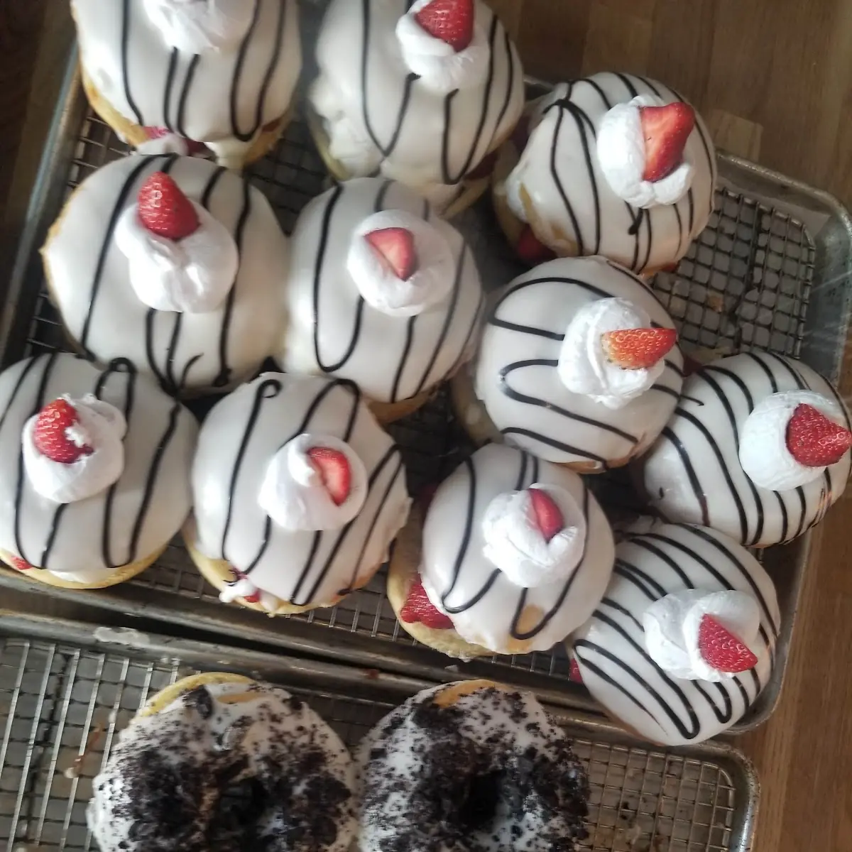 Strawberry Shortcake Donuts