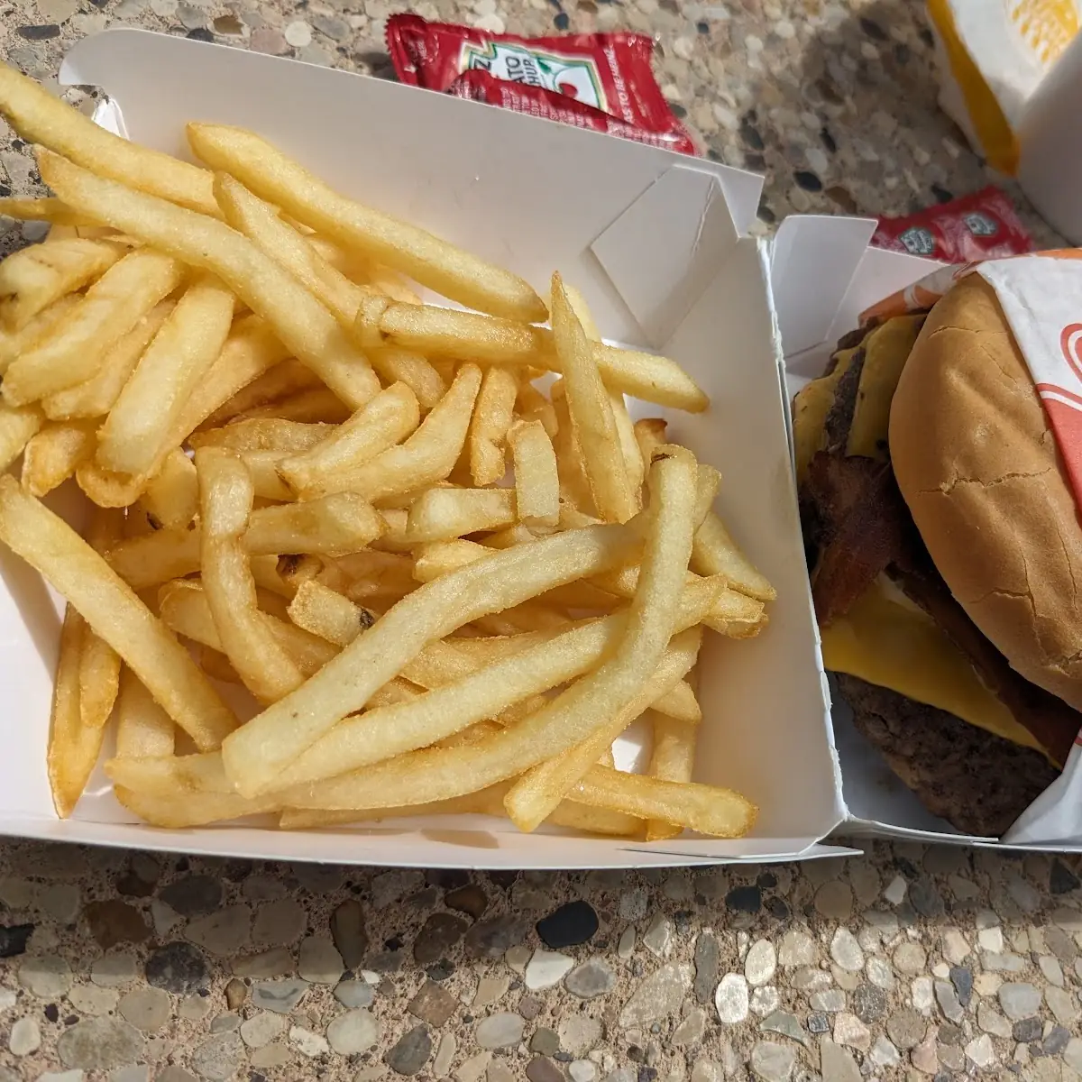 BBQ Bacon Cheeseburger Combo with Fries
