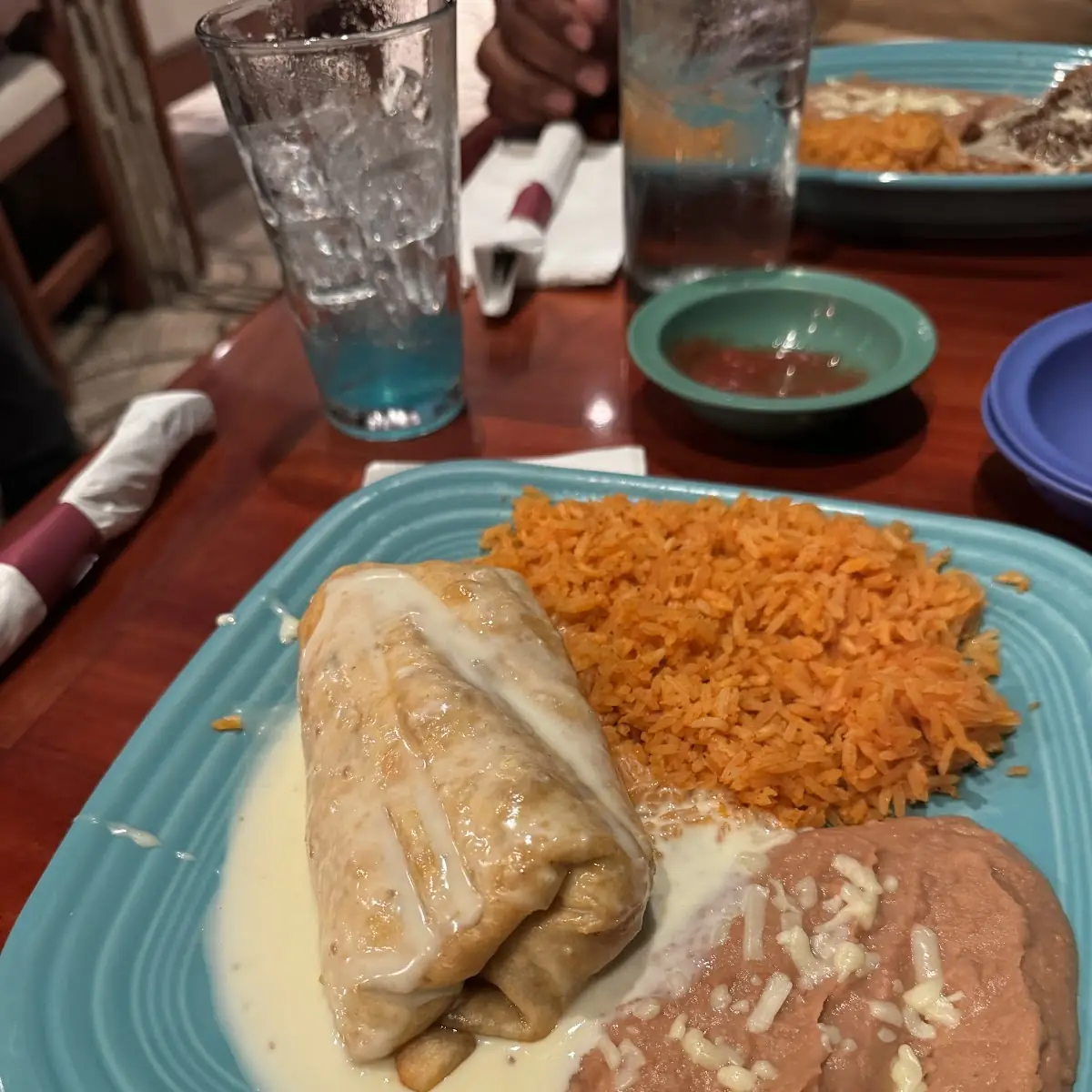 Chicken Enchilada Rice and Beans