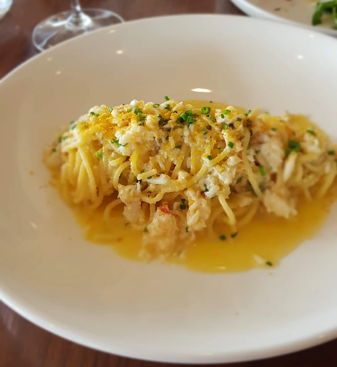 Crab Spaghetti, Bottarga By Da Biuso Restaurant