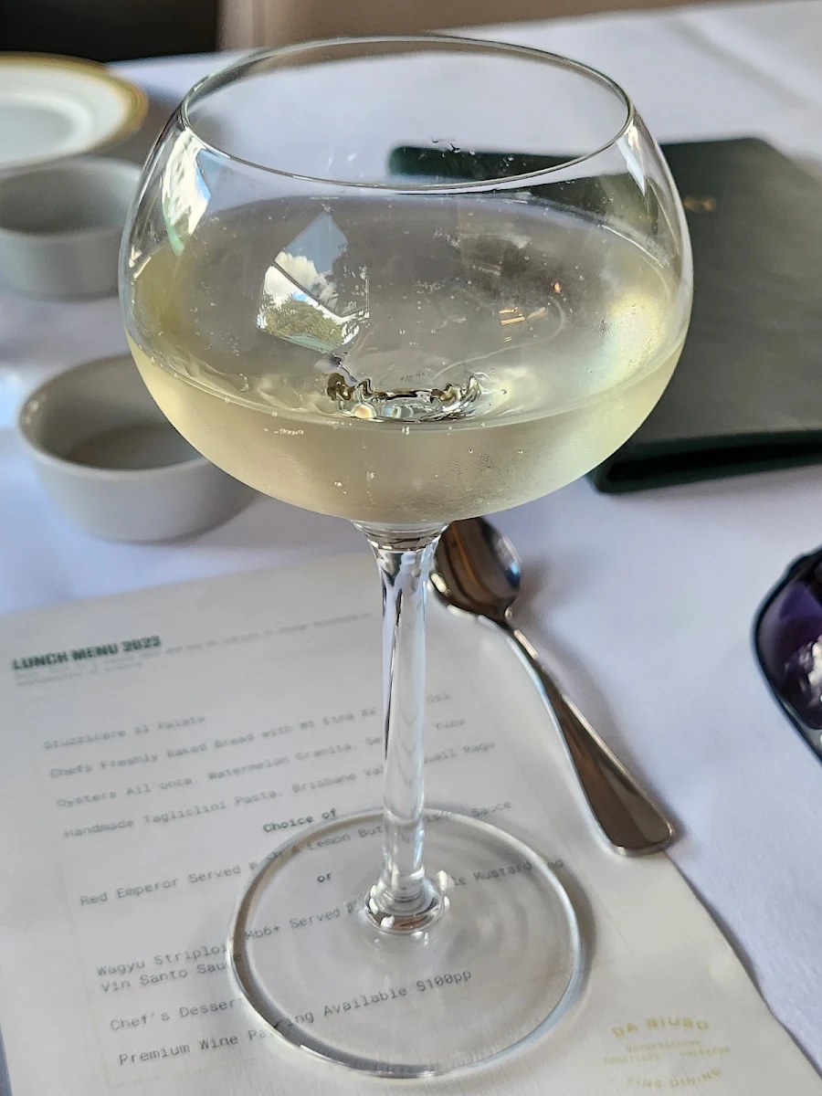 Prosecco, Bottarga By Da Biuso Restaurant