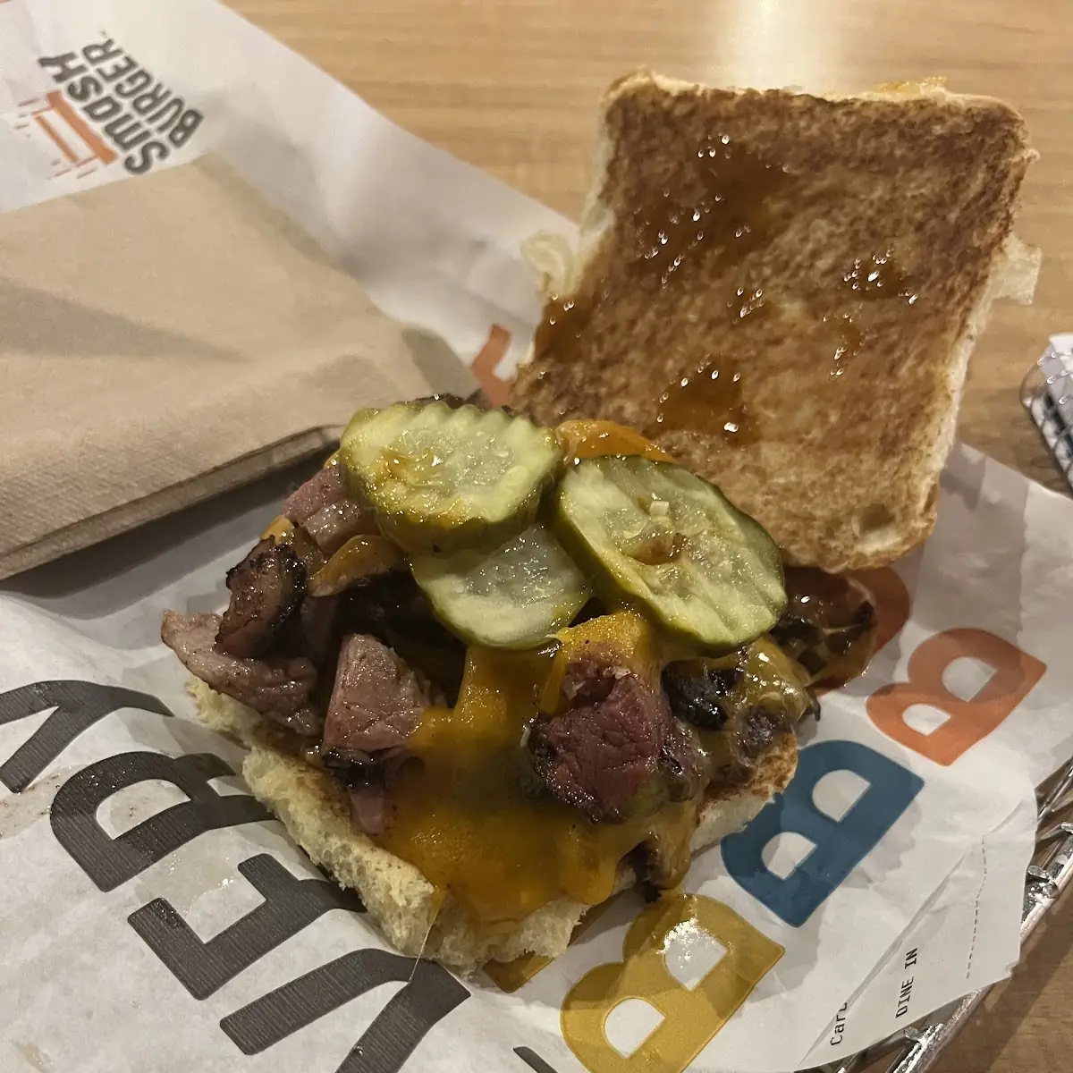 Carolina Burnt Ends Single Burger