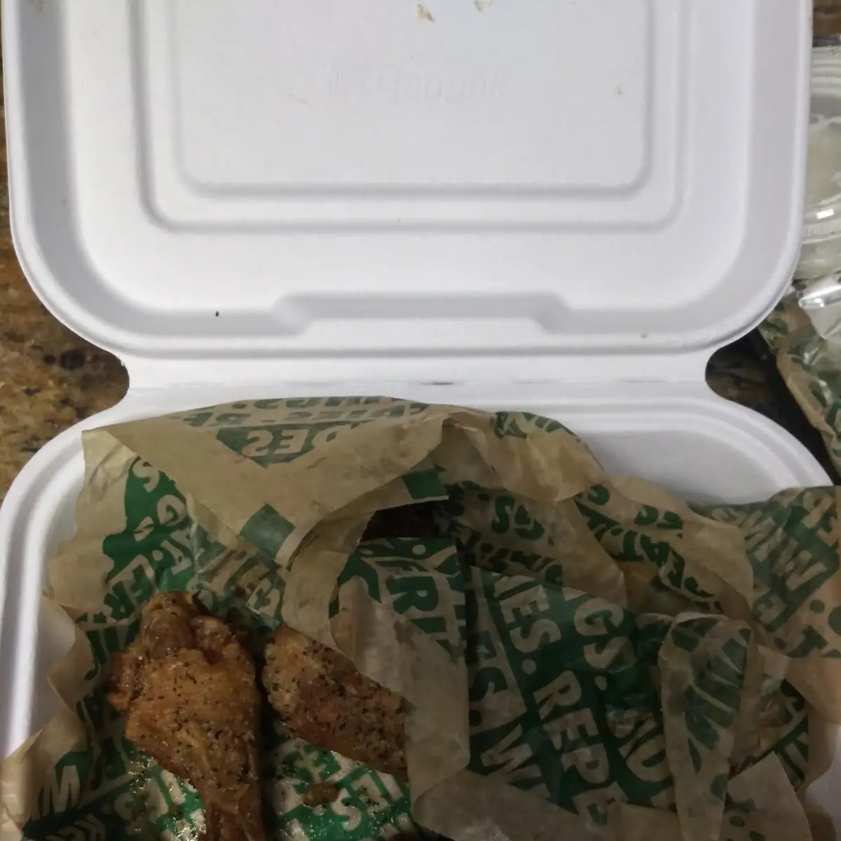 Lemon Pepper Chicken Bone in Wings