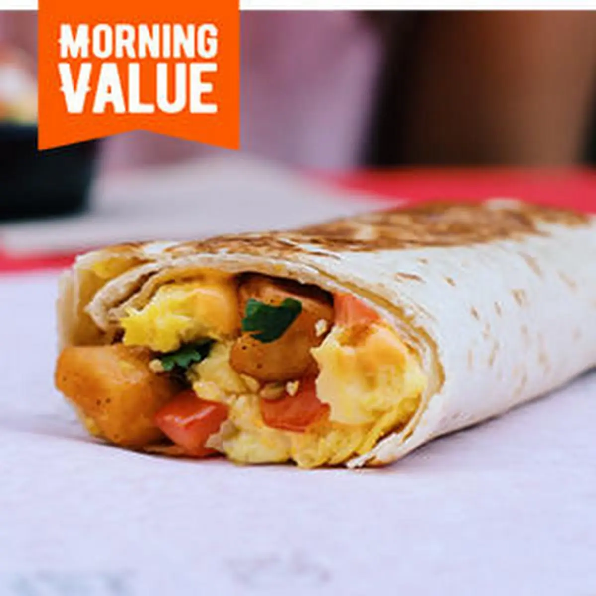 Grilled Breakfast Burrito Fiesta Potato