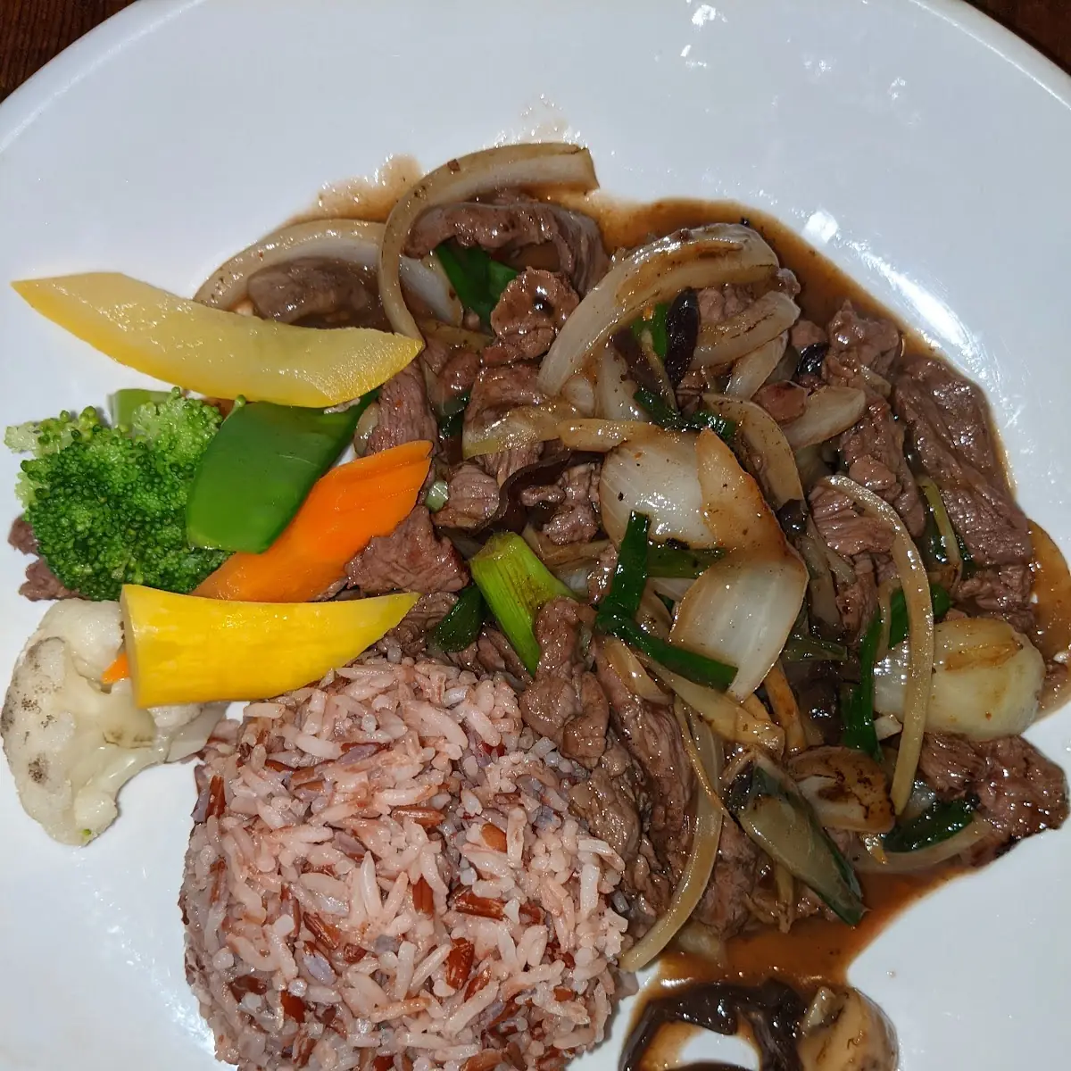 Beef and Ginger Rice Bowl