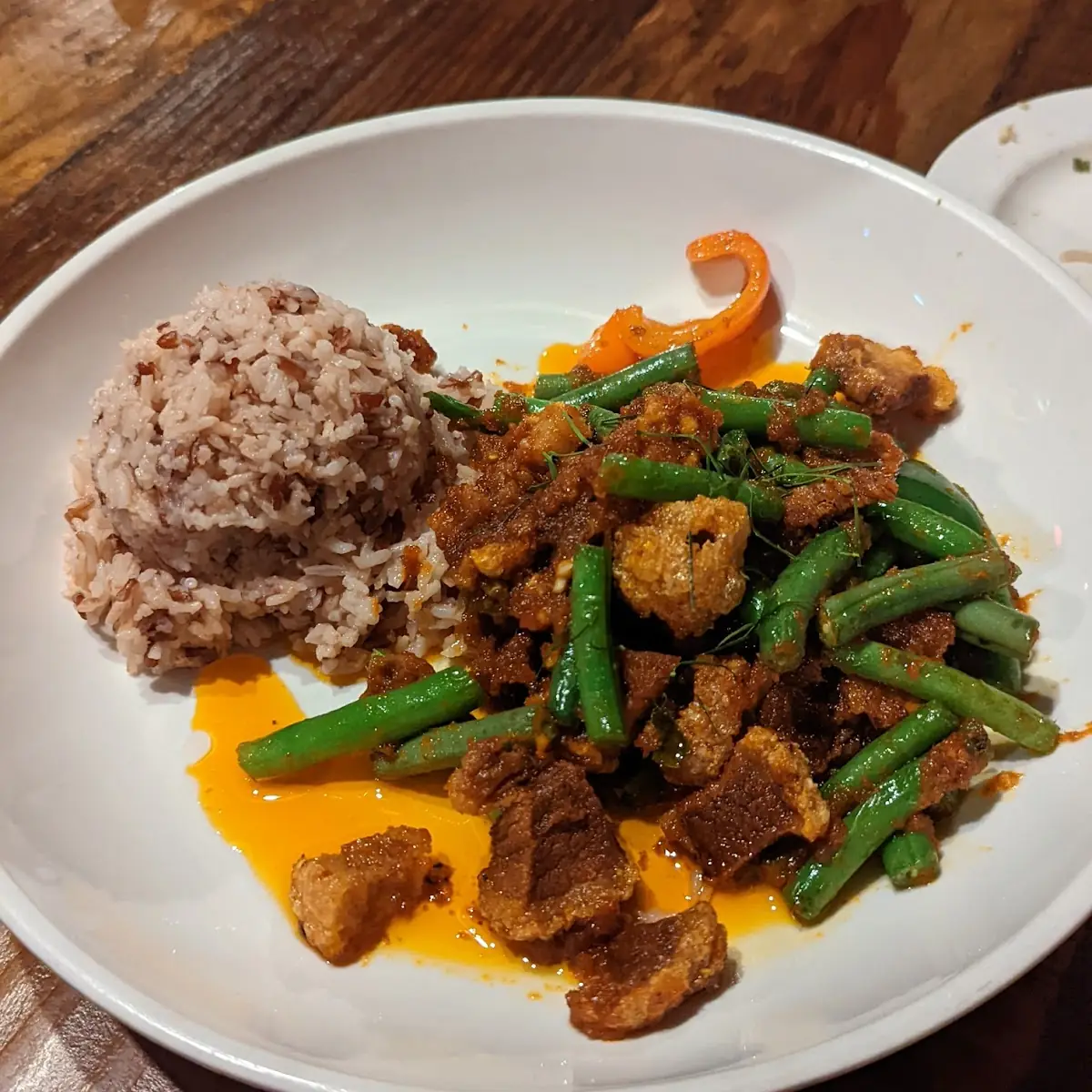 Prik Khing Crispy Pork GF