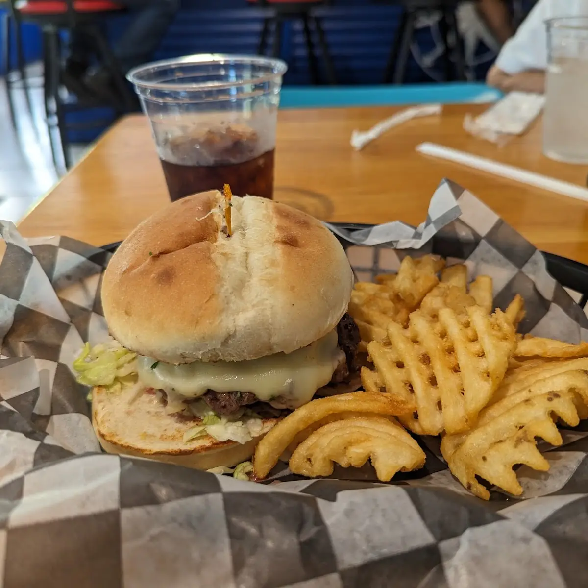 Mushroom Swiss Burger