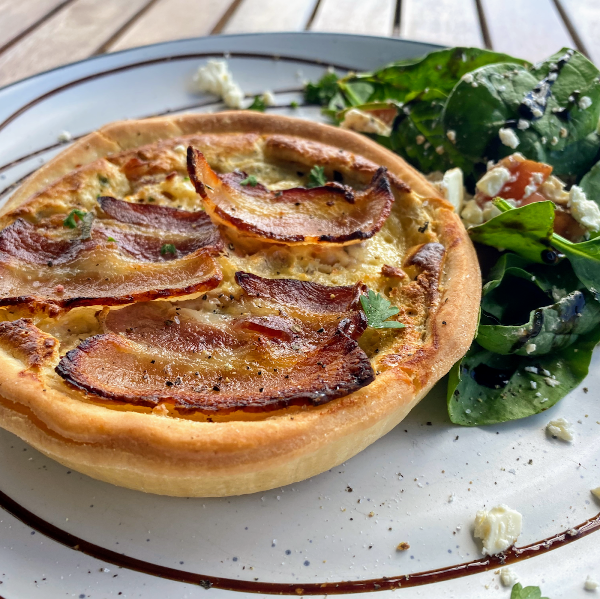 Quiche, Frontier Coffee House