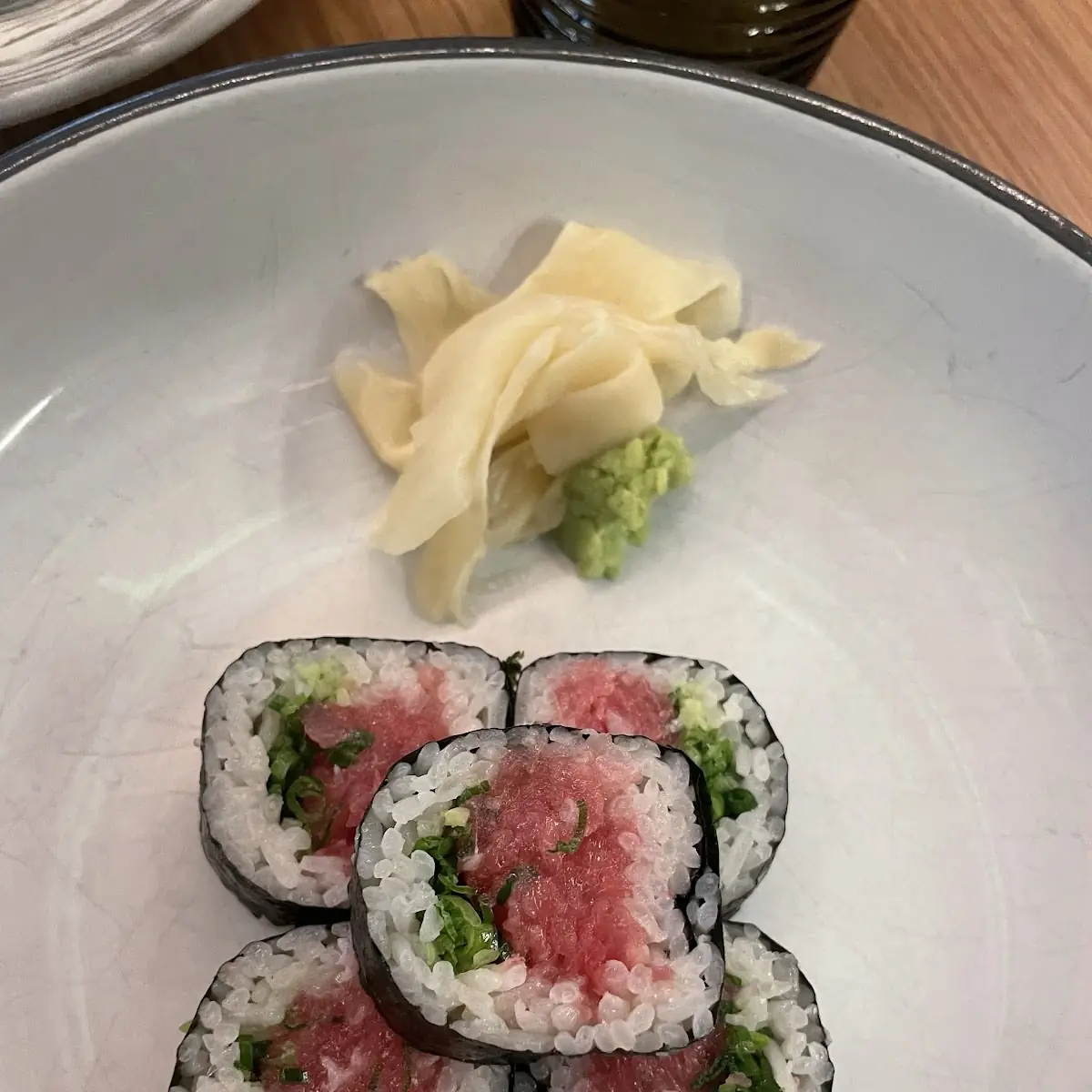 Hamachi Scallion Roll Negihama