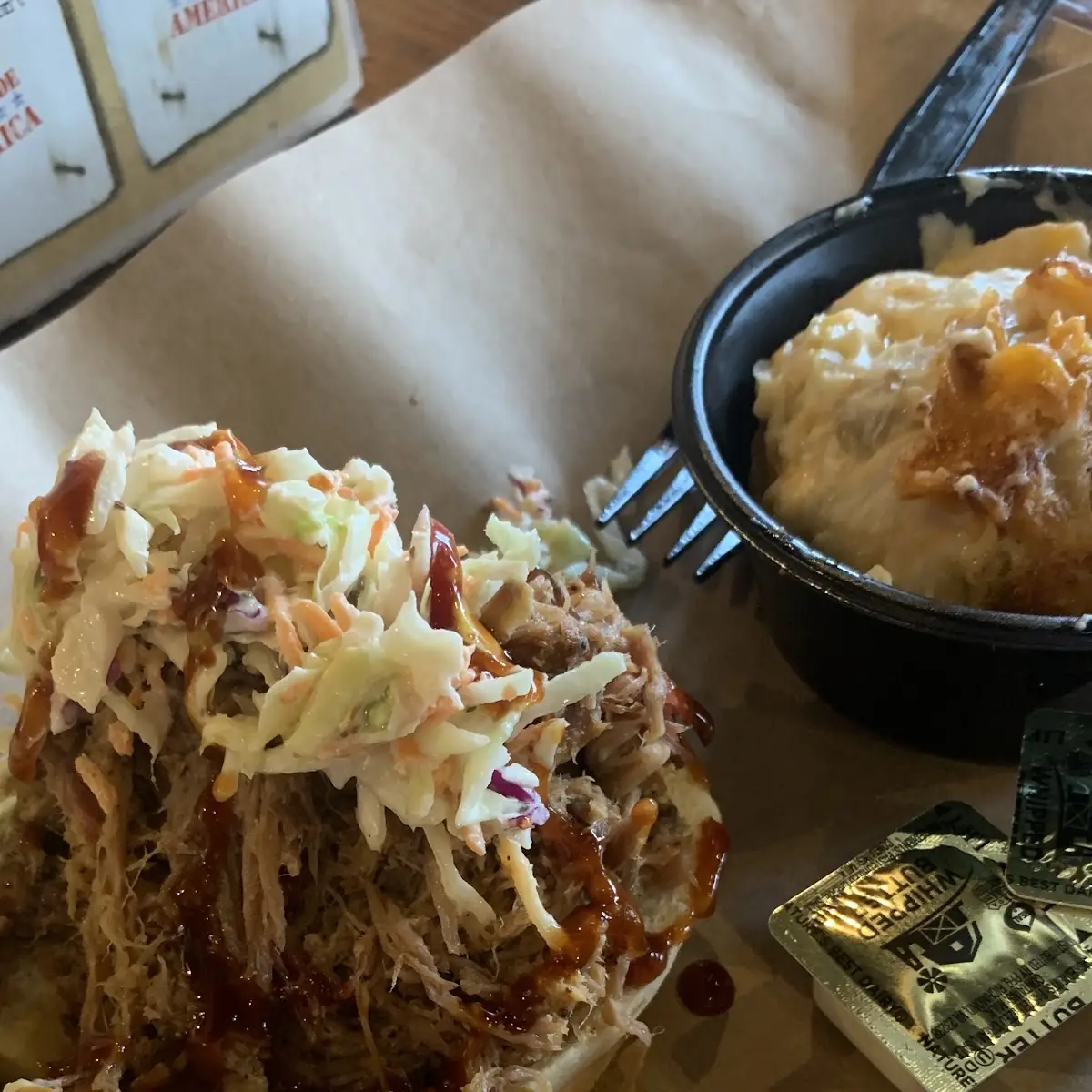 Pulled Pork Sandwich with Coleslaw