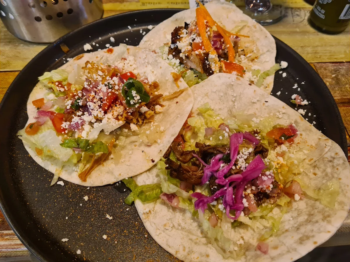 Chicken Beef and Pork Tacos, Señor Mexico