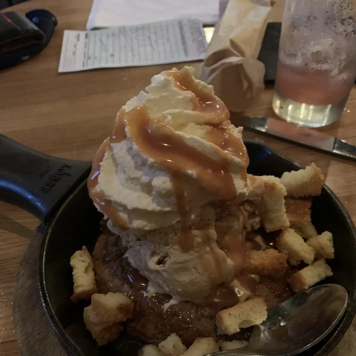 Bourbon Banana Bread Pudding-O