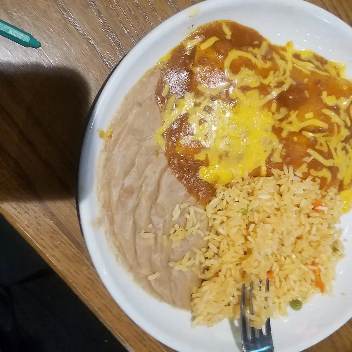 Beef Enchilada Plate