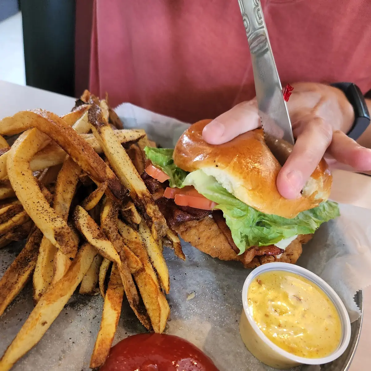 Gold Digger Chicken Sandwich w FF