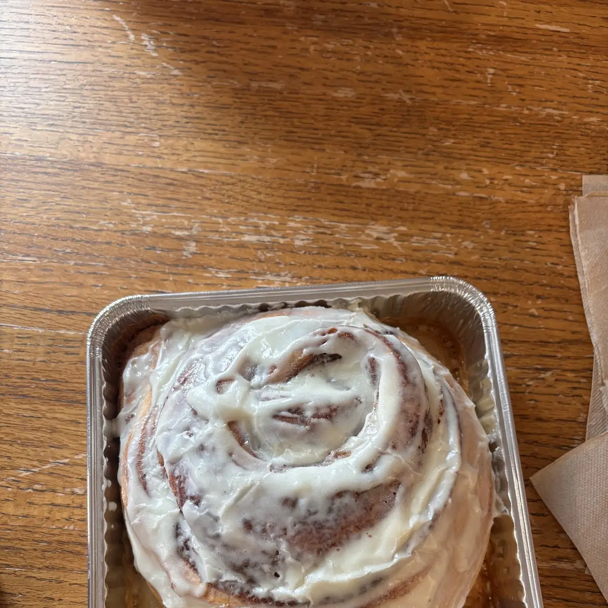 Wagon Wheel Cinnamon Roll