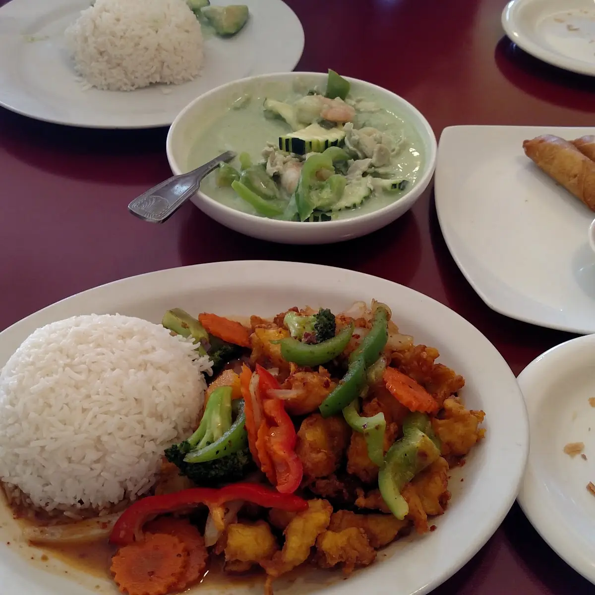 Orange Chicken and Avocado Curry