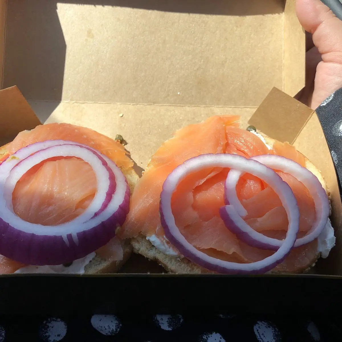 Nova Lox Sandwich