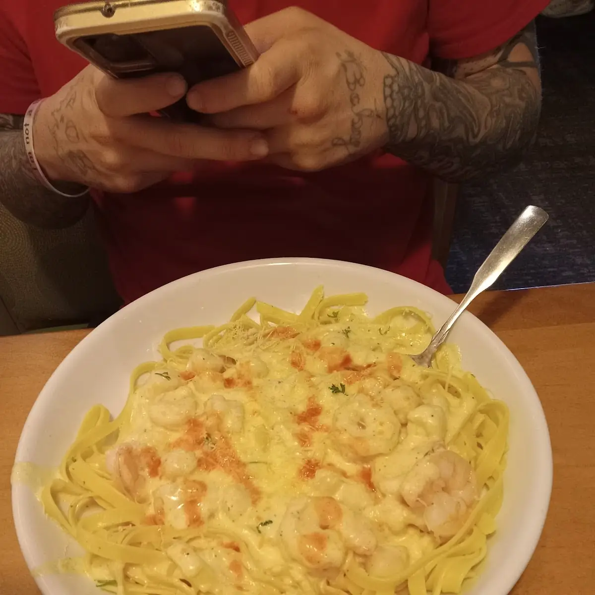 Shrimp Fettuccine Alfredo