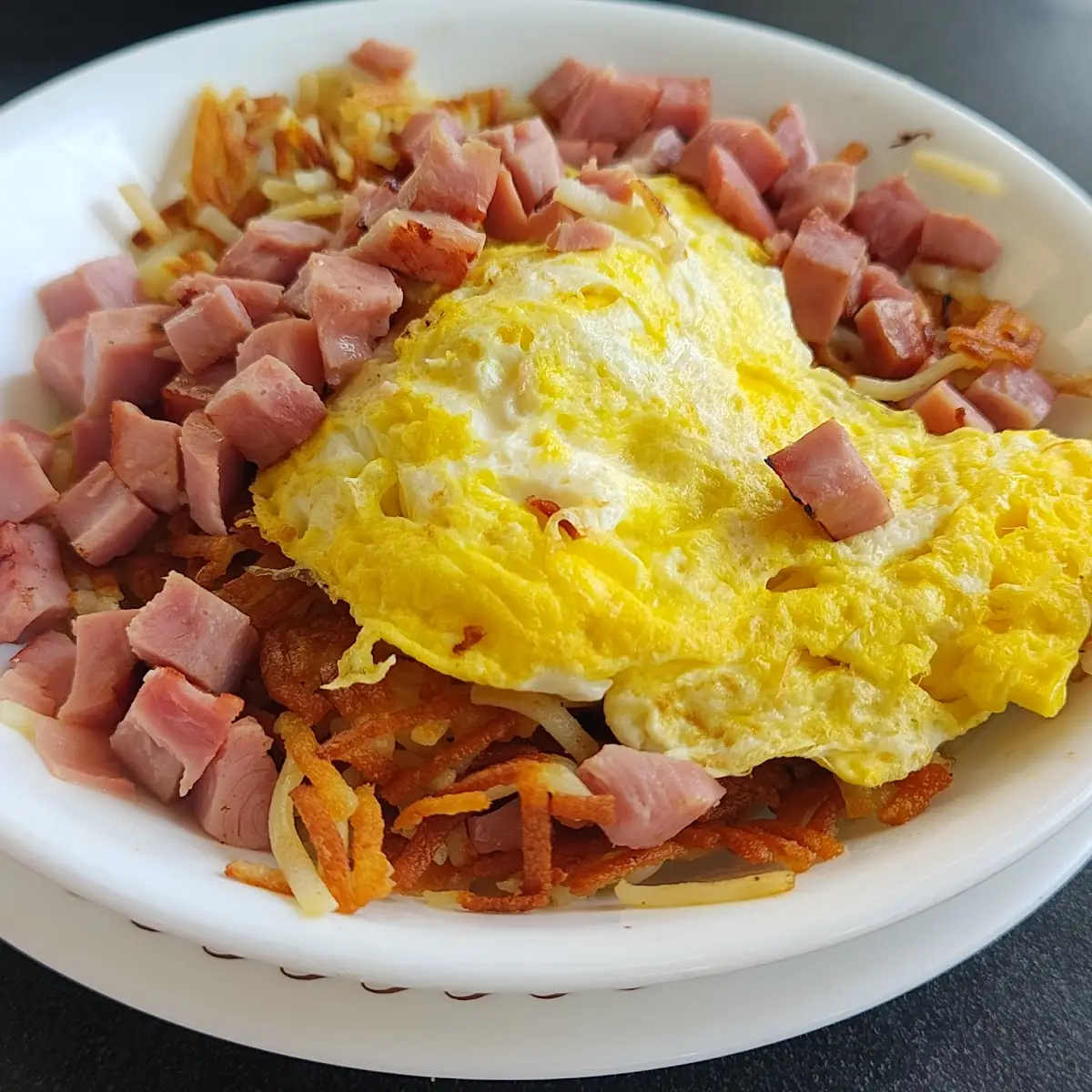 Ham or Sausage Egg