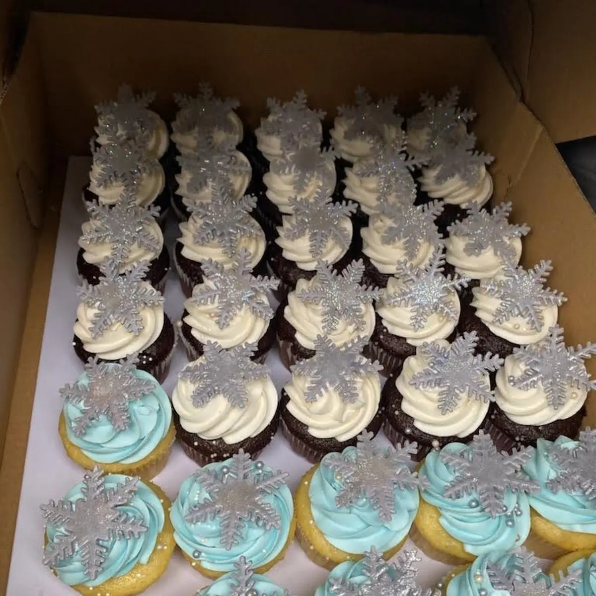 Winter Wonderland Cupcakes
