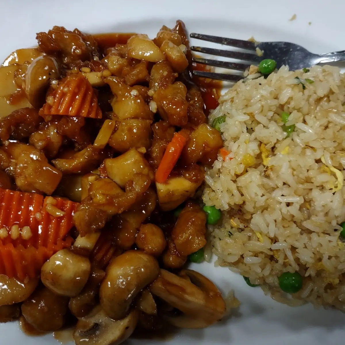 Garlic Chicken Fried Rice