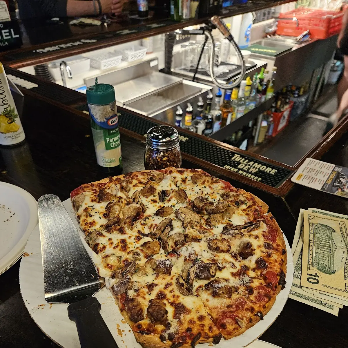 Sausage and Mushrooms Pizza