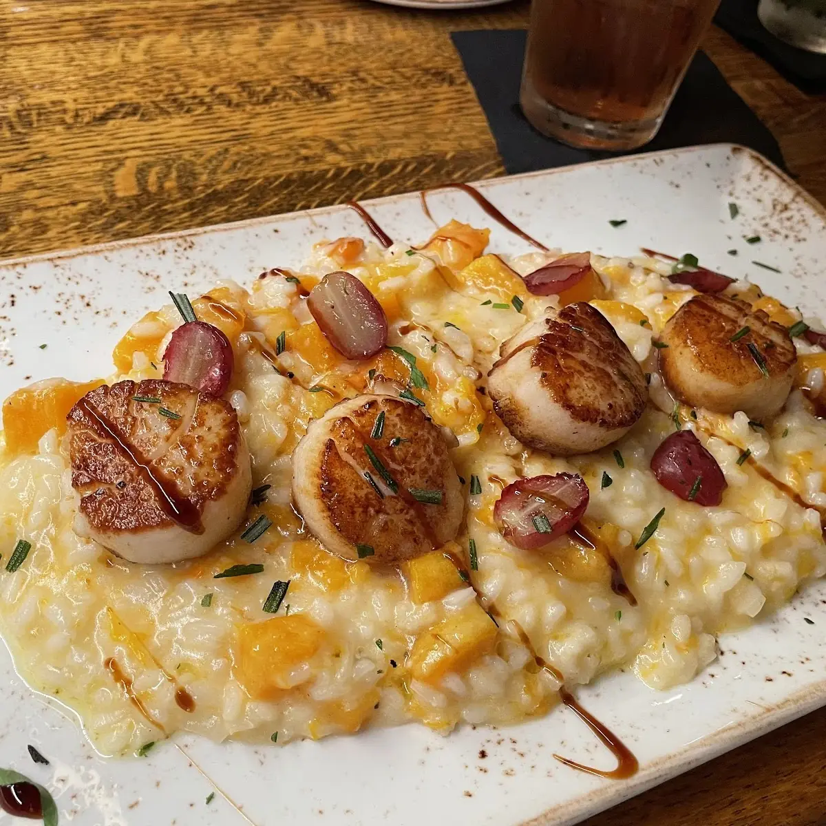 Pan Seared Scallop Risotto