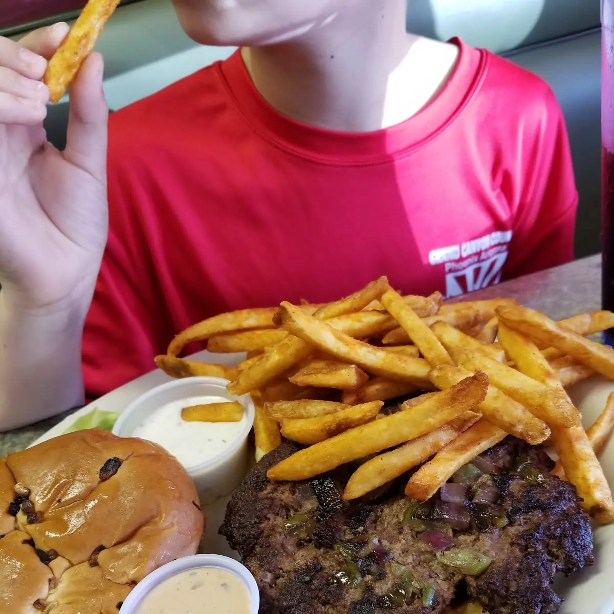 Burger and Fries