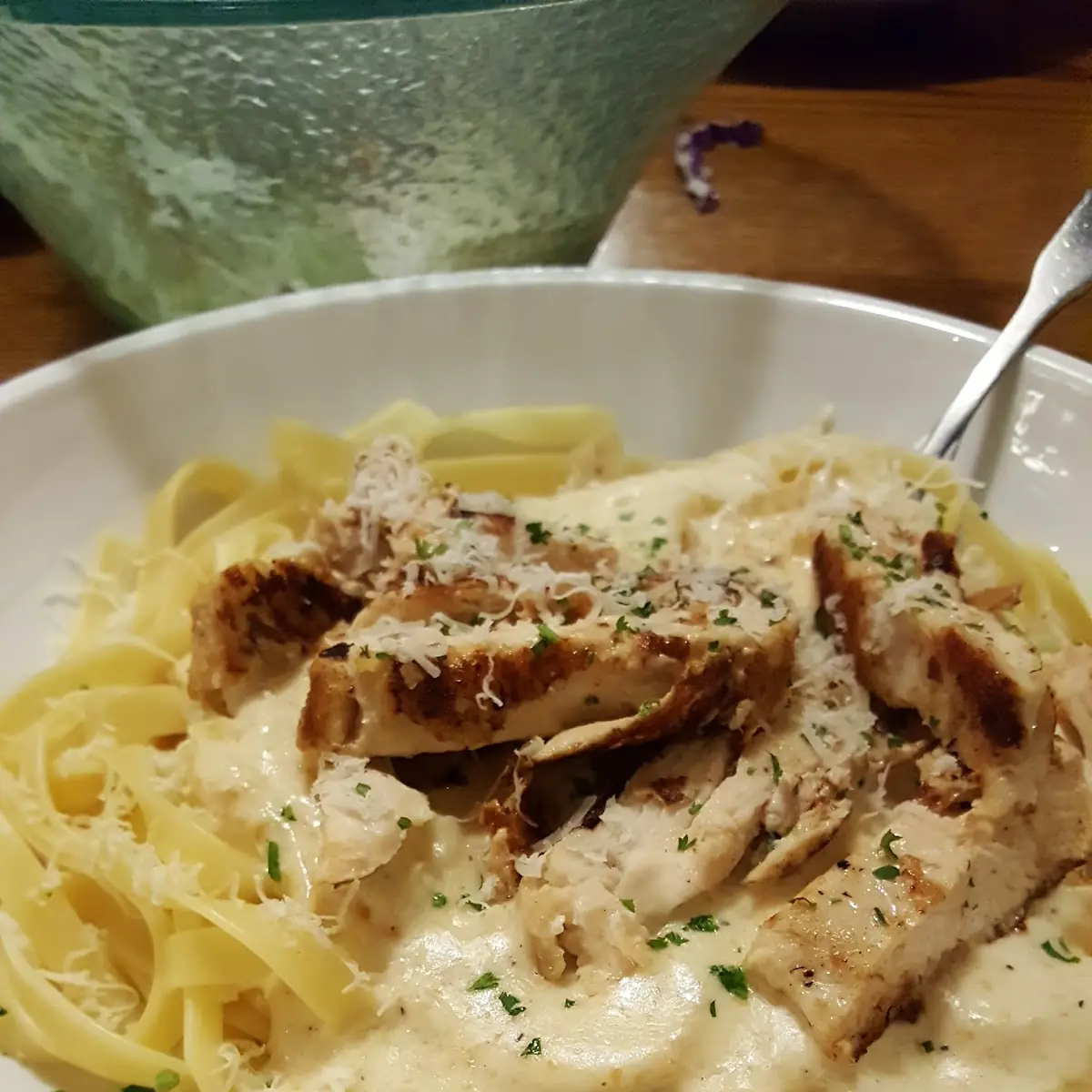 Chicken Alfredo Pasta with Sauce