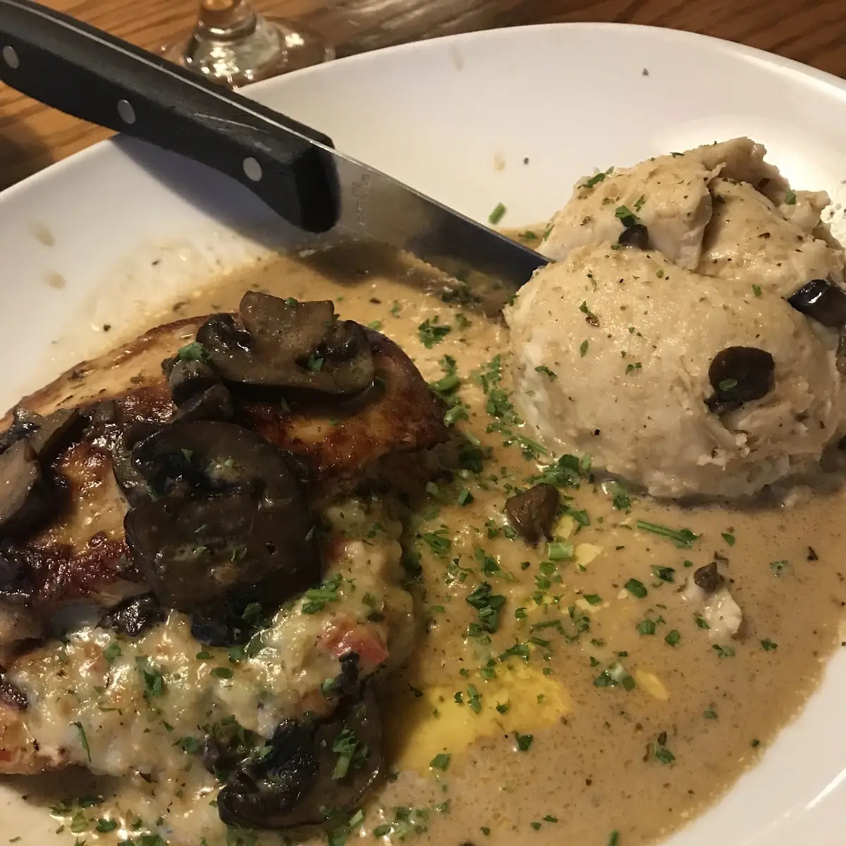 Stuffed Chicken Marsala