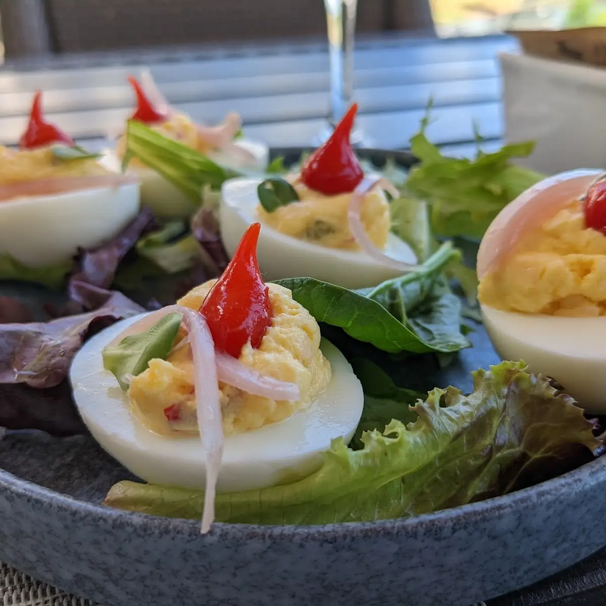 Pimento Deviled Eggs