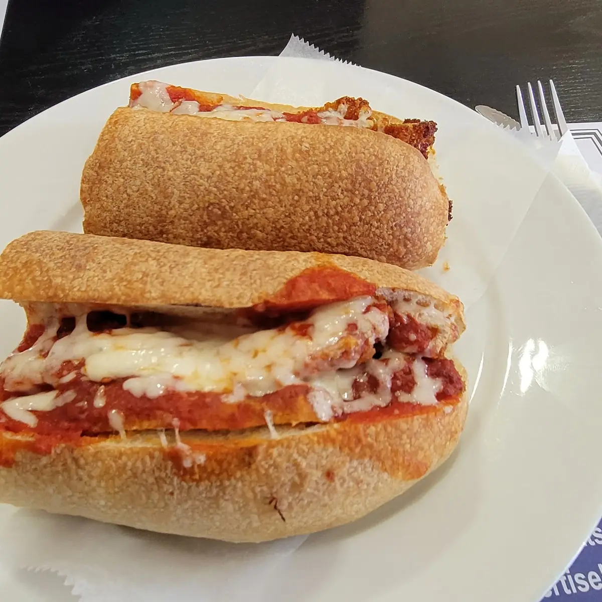 Chicken Parm Grinder Home Made Bread With